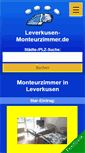 Mobile Screenshot of leverkusen-monteurzimmer.de