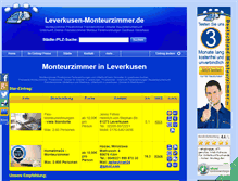 Tablet Screenshot of leverkusen-monteurzimmer.de